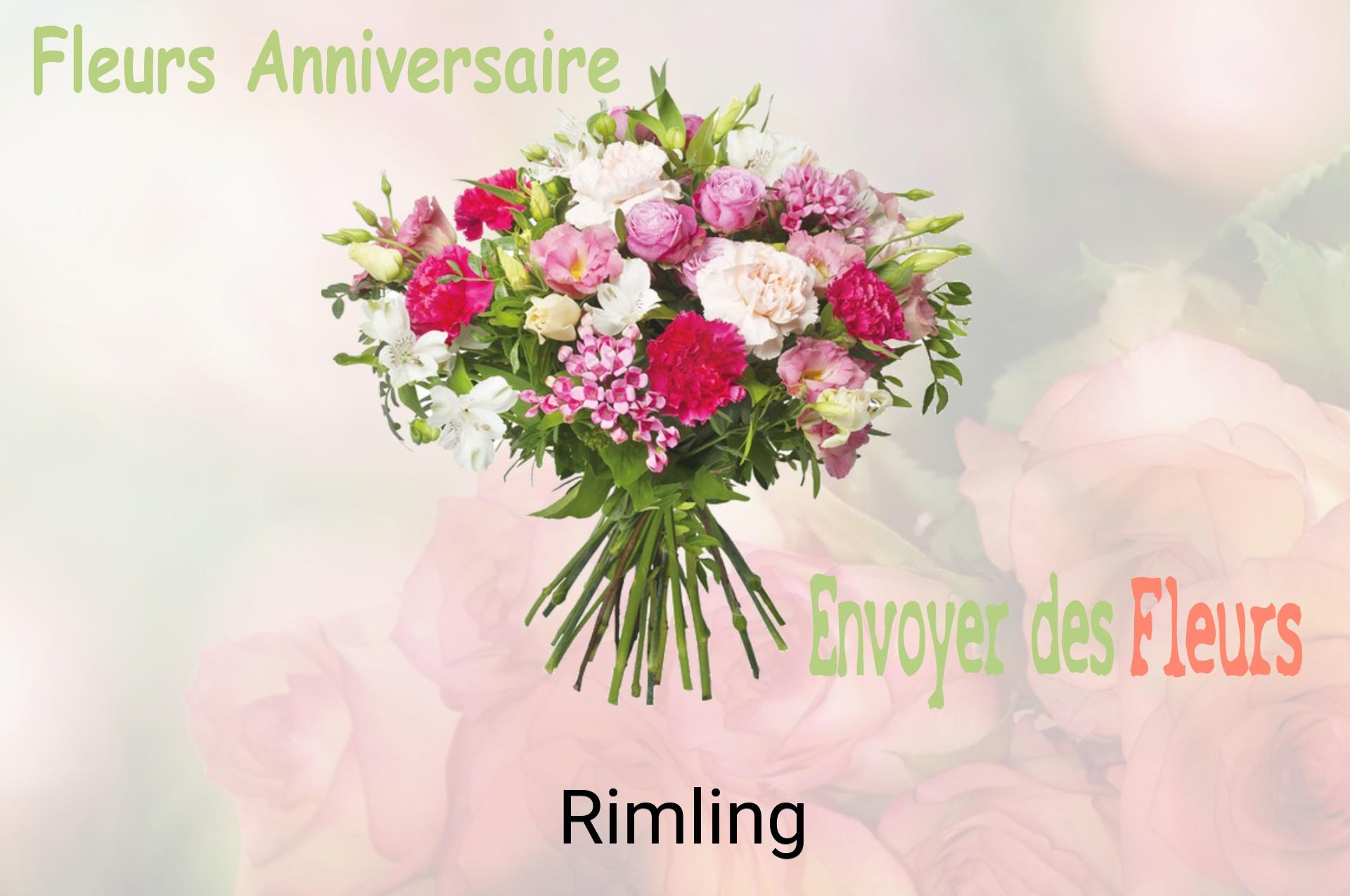 Bouquet de fleurs d’anniversaire livré à Rimling