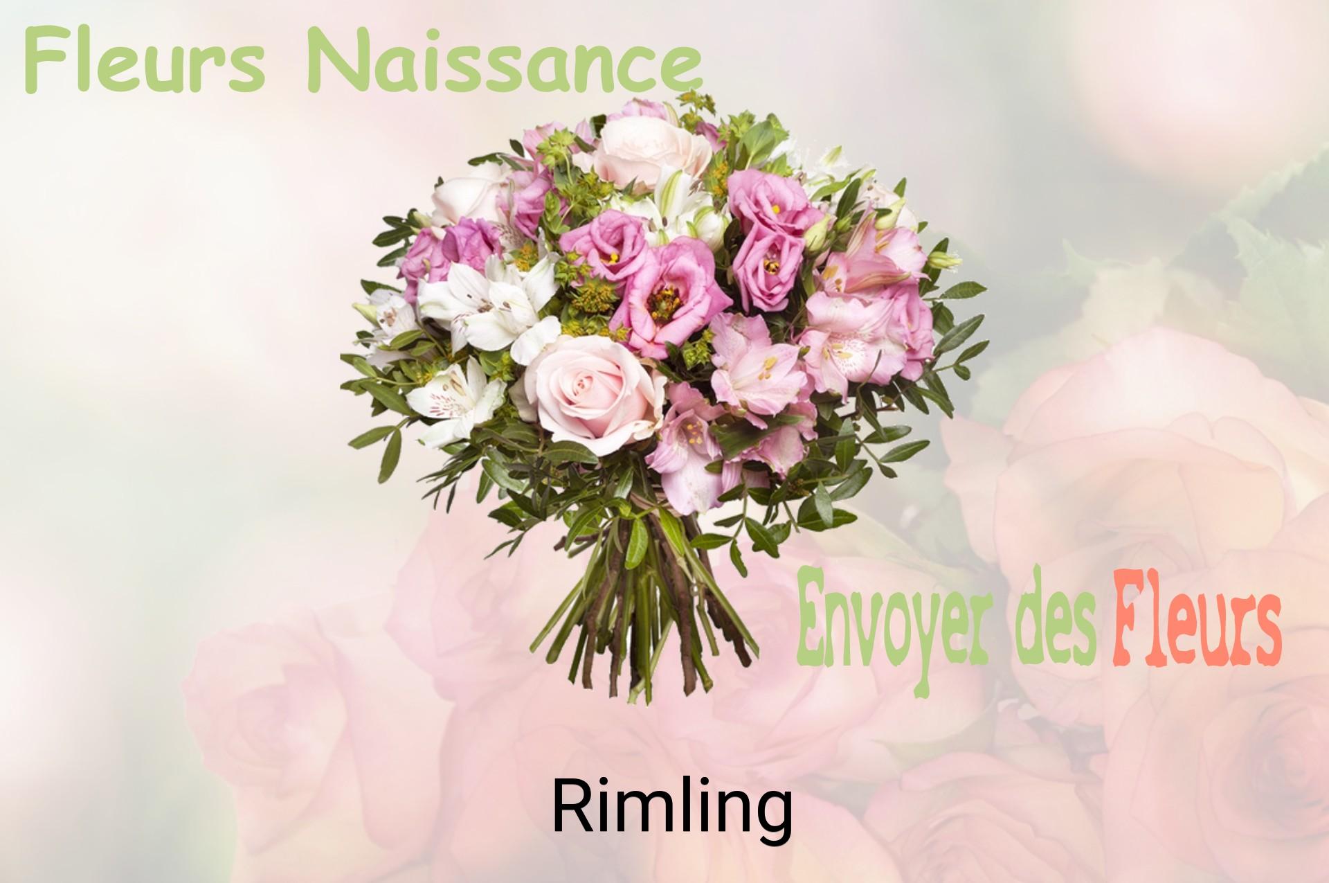 Bouquet de fleurs de naissance livré à Rimling